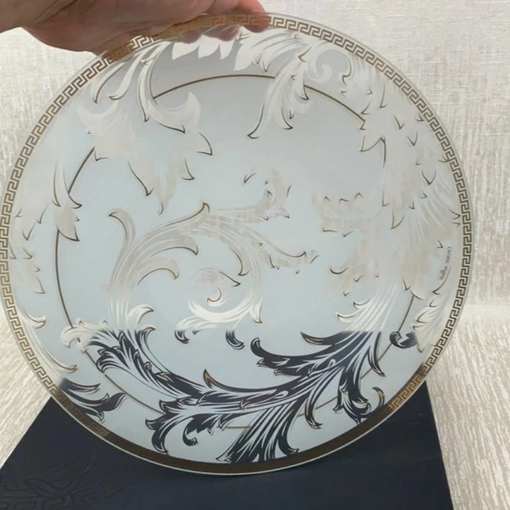 VERSACE LARGE PLATTER / SERVING PLATE ARABESQUE - Picture 4 of 10